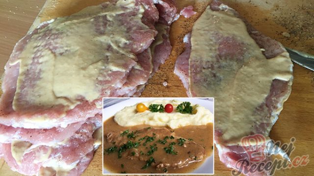 Fantastické vepřové řízky na hořčici za 30 minut na stole